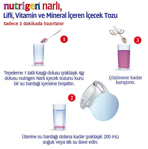 Nutrigen Narlı Toz İçecek Nasıl Yapılır?